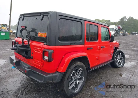 2024 Jeep Wrangler 4Xe Sport S 4Xe из США, поврежденный, VIN 1C4RJXN6XRW152579